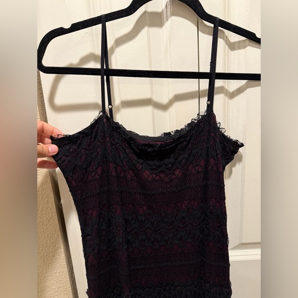 Studio M Vintage Y2K Lace Metallic Midi Grunge Fairy Whimsigoth Dress,M - Picture 9 of 9